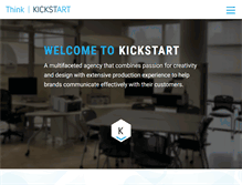 Tablet Screenshot of kickstartinc.com